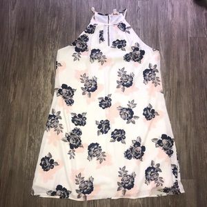Beautiful rose print party dress!